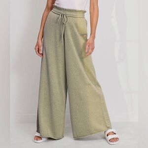 Lunya Cozy Cotton Will Wide Leg Pants sz Medium